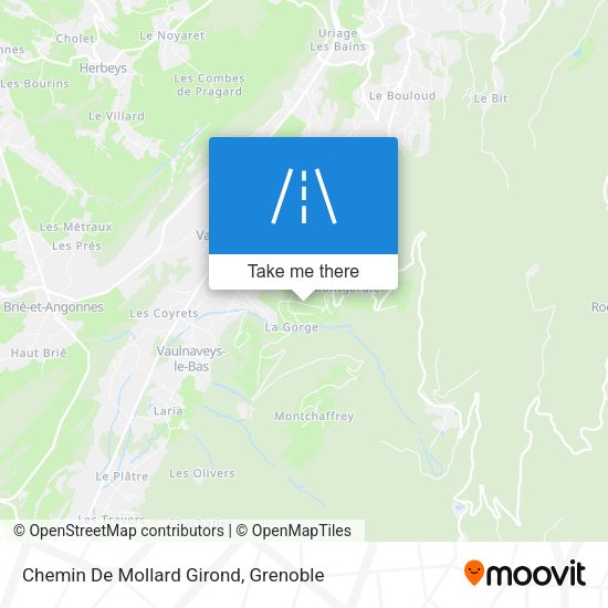 Chemin De Mollard Girond map