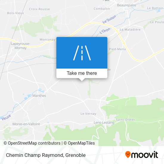 Chemin Champ Raymond map