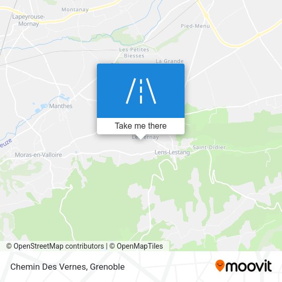 Chemin Des Vernes map