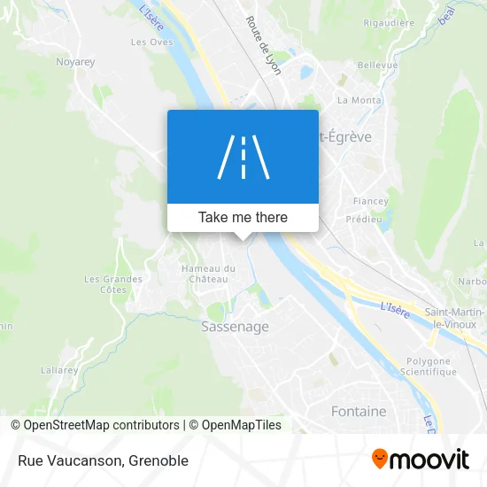 Rue Vaucanson map