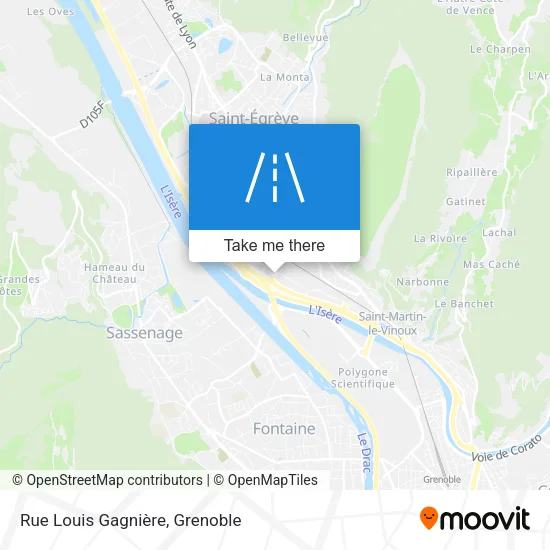 Rue Louis Gagnière map