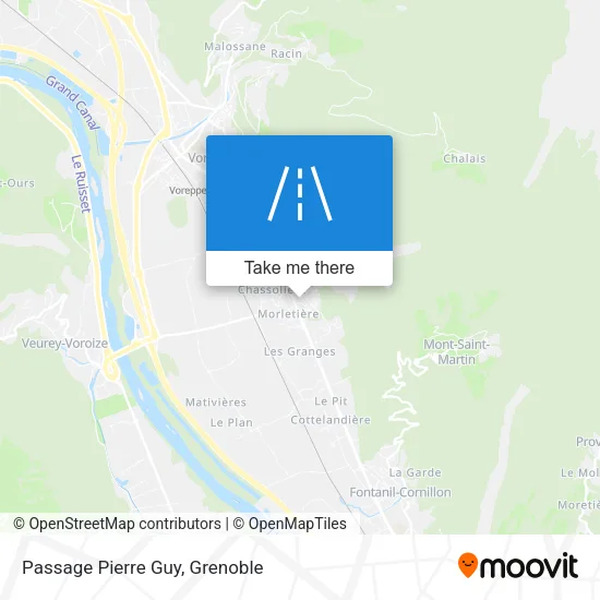 Passage Pierre Guy map