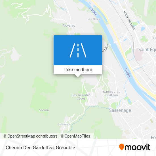 Chemin Des Gardettes map