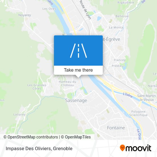 Impasse Des Oliviers map