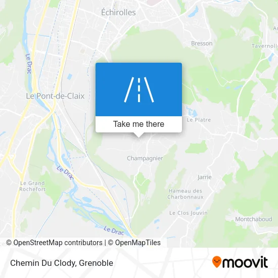 Chemin Du Clody map