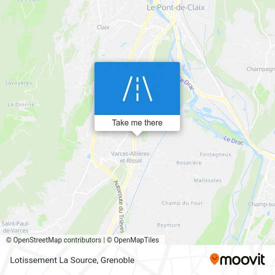 Lotissement La Source map