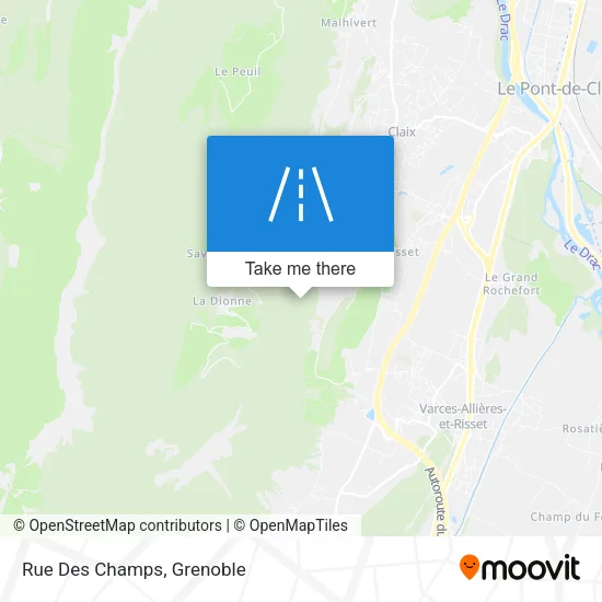 Rue Des Champs map