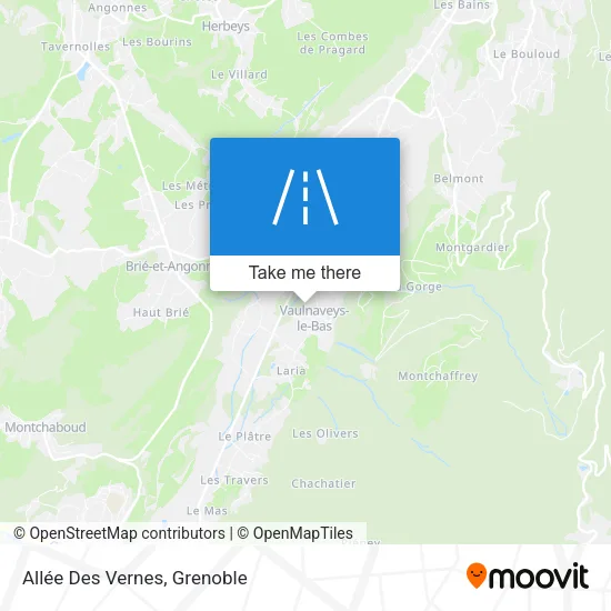 Allée Des Vernes map