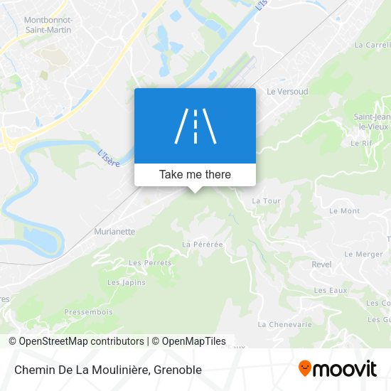 Chemin De La Moulinière map