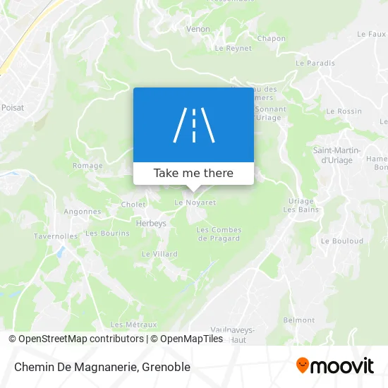 Chemin De Magnanerie map