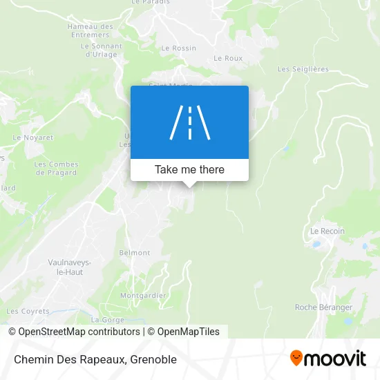 Chemin Des Rapeaux map