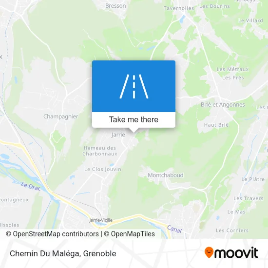Chemin Du Maléga map