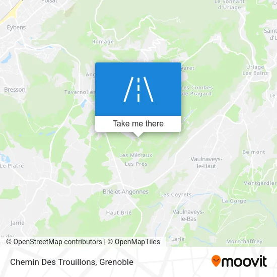 Chemin Des Trouillons map