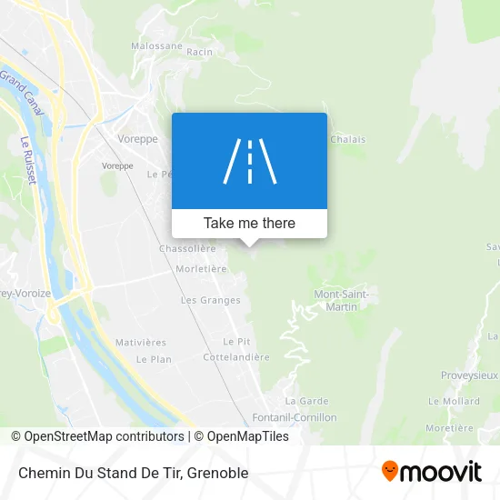 Chemin Du Stand De Tir map