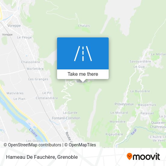 Hameau De Fauchère map