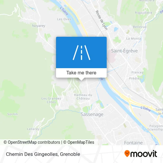 Chemin Des Gingeolles map