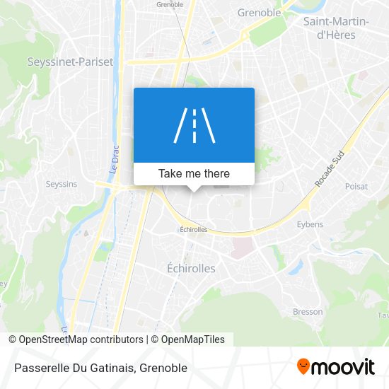 Passerelle Du Gatinais map