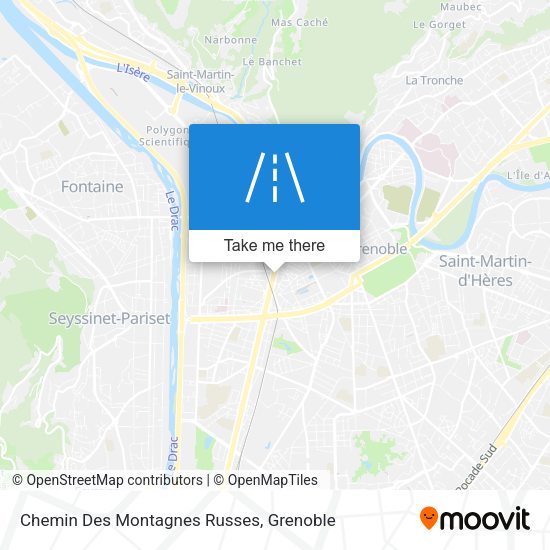 Chemin Des Montagnes Russes map