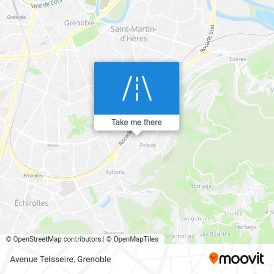 Avenue Teisseire map