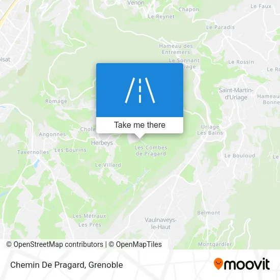 Chemin De Pragard map