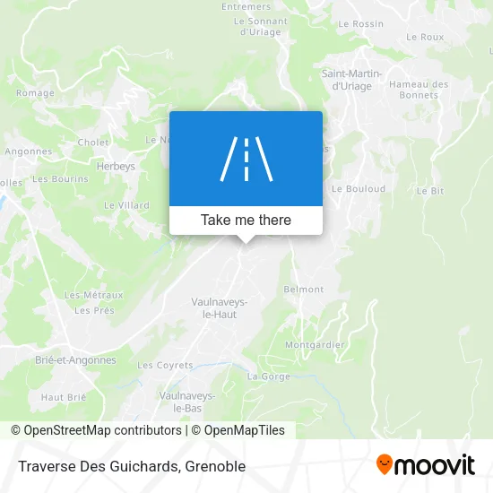Traverse Des Guichards map