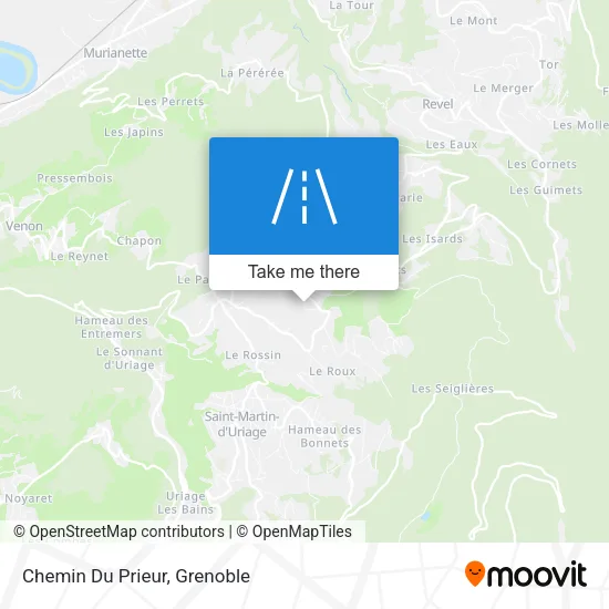 Chemin Du Prieur map
