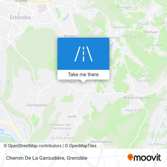 Chemin De La Garoudière map