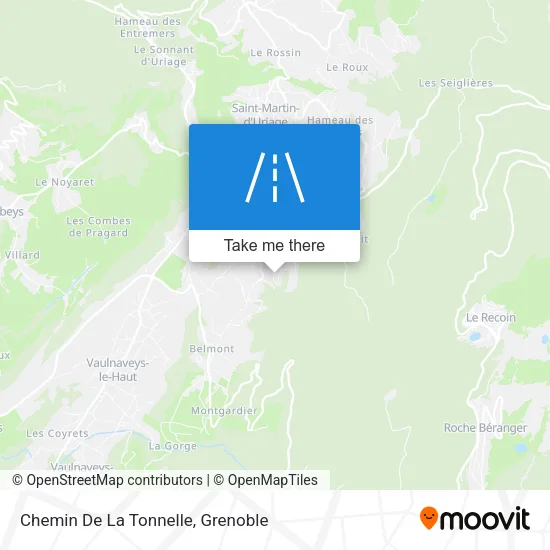 Chemin De La Tonnelle map