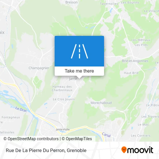 Rue De La Pierre Du Perron map