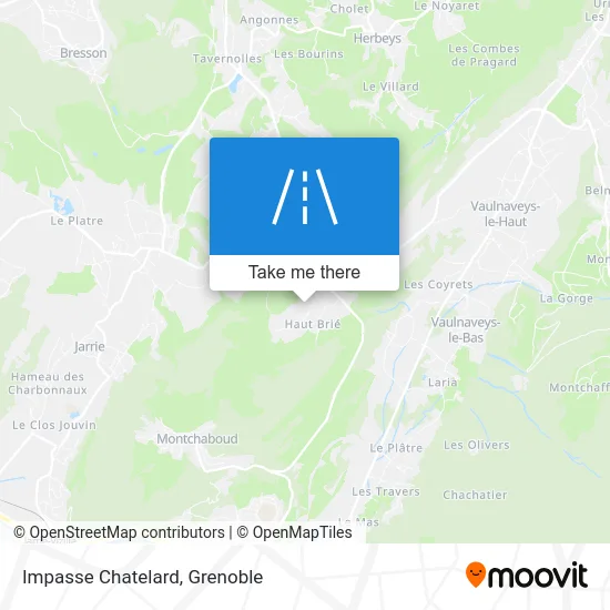 Impasse Chatelard map