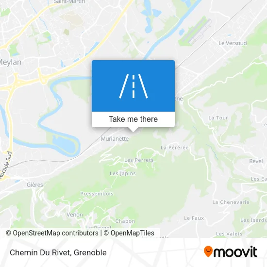Chemin Du Rivet map
