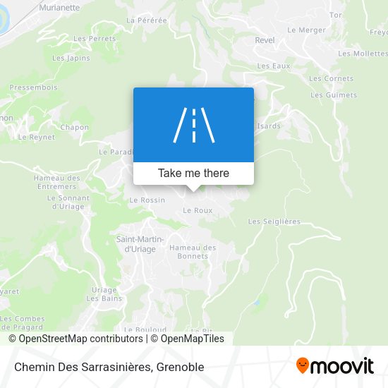 Chemin Des Sarrasinières map