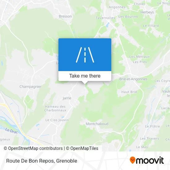 Route De Bon Repos map