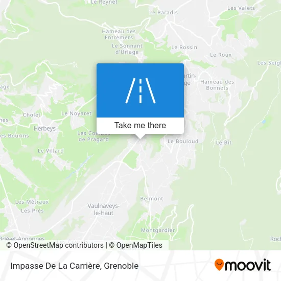 Impasse De La Carrière map