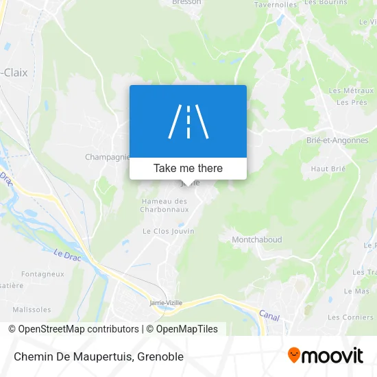 Chemin De Maupertuis map
