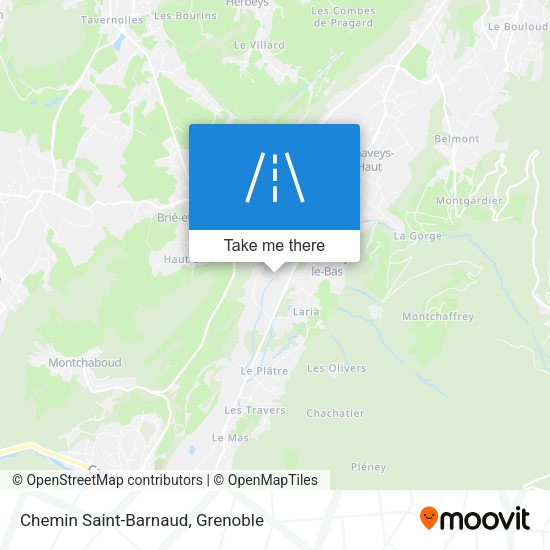 Chemin Saint-Barnaud map
