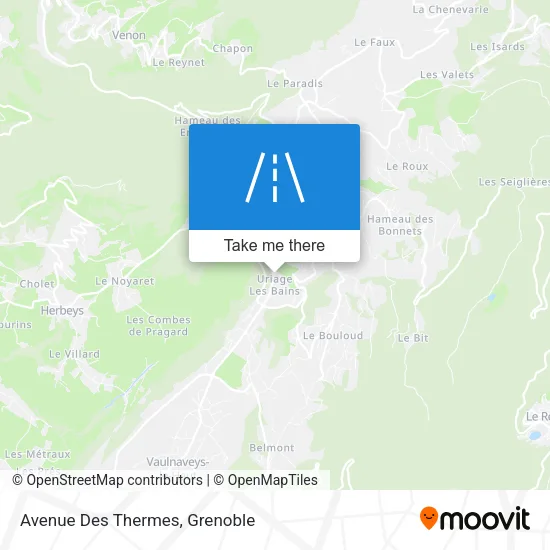 Avenue Des Thermes map