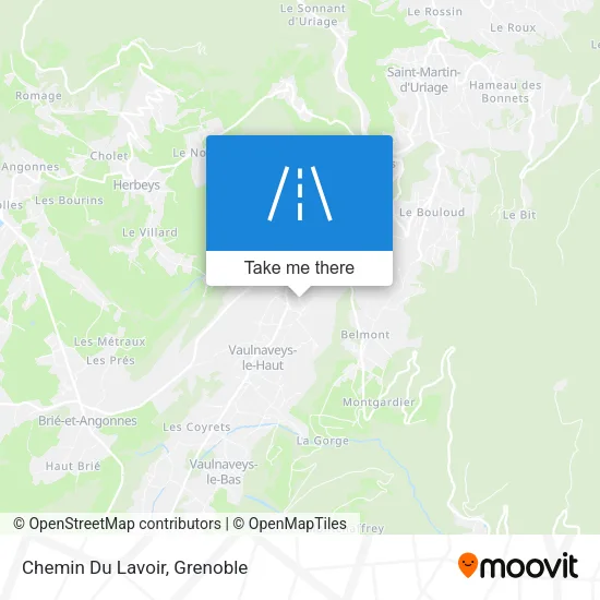 Chemin Du Lavoir map