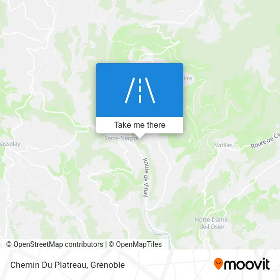 Chemin Du Platreau map