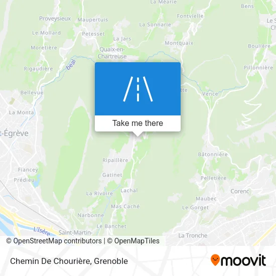 Chemin De Chourière map