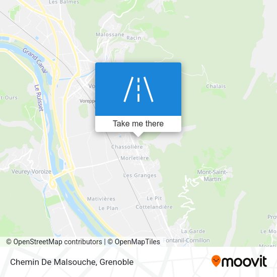 Chemin De Malsouche map