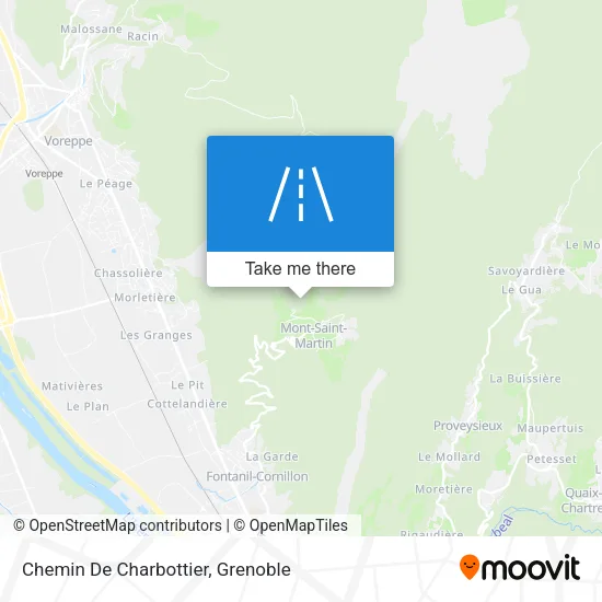 Chemin De Charbottier map