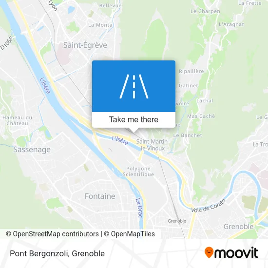 Pont Bergonzoli map