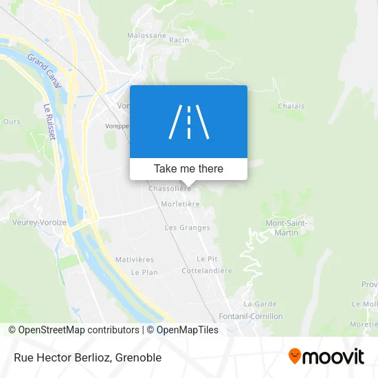 Rue Hector Berlioz map