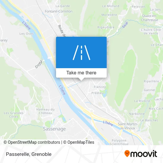 Passerelle map