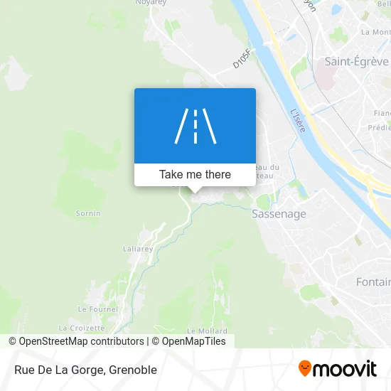 Rue De La Gorge map