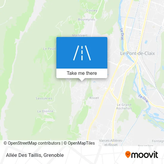 Allée Des Taillis map