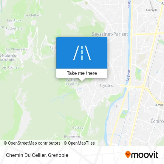 Chemin Du Cellier map