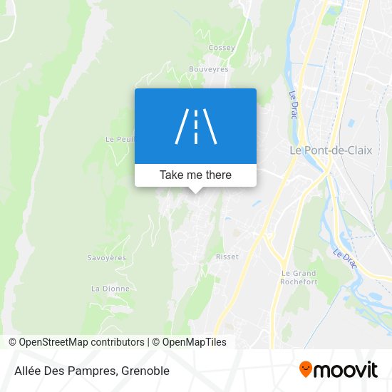 Allée Des Pampres map
