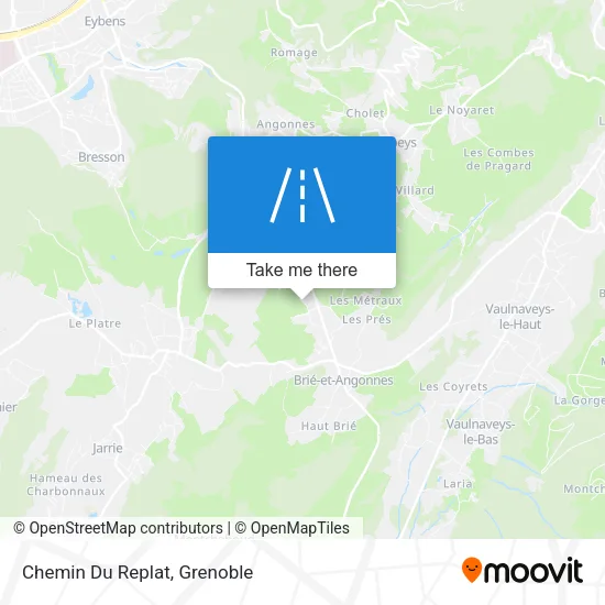 Chemin Du Replat map